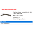 thumbnail image 2 of Fuel Door Hinge - Compatible with 2003 - 2011 Volvo XC90 2004 2005 2006 2007 2008 2009 2010, 2 of 2