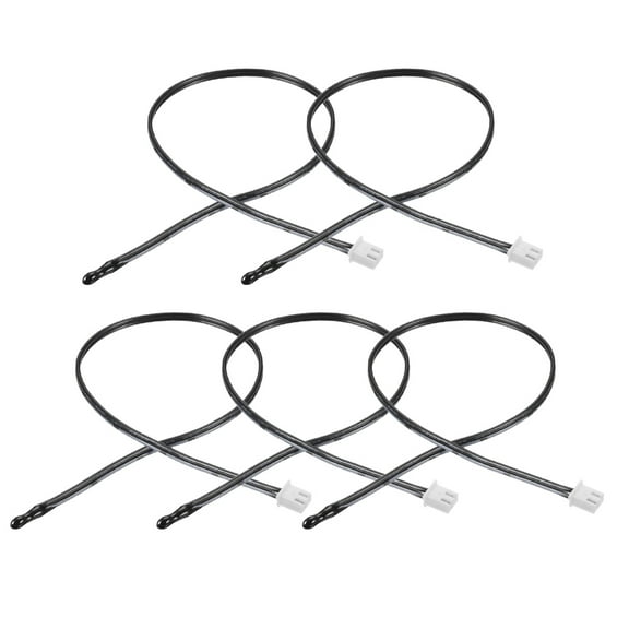 5 Pcs 20K NTC Thermistor Probe 15.7" Temperature Sensor for Air Conditioner
