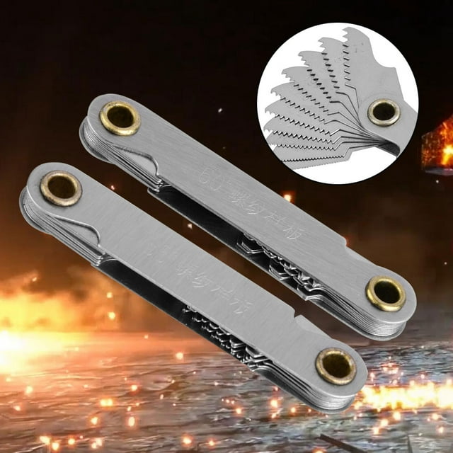 Lightweight Thread Measuring Gauge, Thread Gauge, Pitch Gauge, Screw Gauge, For Measuring Tool Measuring Gauge
