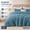 Blue Fog, variant on Fleece King Comforter Set - Super Soft Warm Navy Faux Fur Bedding, Luxury Heavy Winter Bed Set with 2 Pillowcases