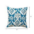 Coastal Ikat 17 x 17 in. Outdoor Accent Pillow, Set of 2