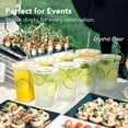 thumbnail image 5 of 100 Pack 24 oz Clear Plastic Cups with Lids and Straws, Sturdy & Food Safe Iced Coffee Cups, Disposable To Go Cups for Cold Drinks, Coffee, Smoothies, 5 of 8