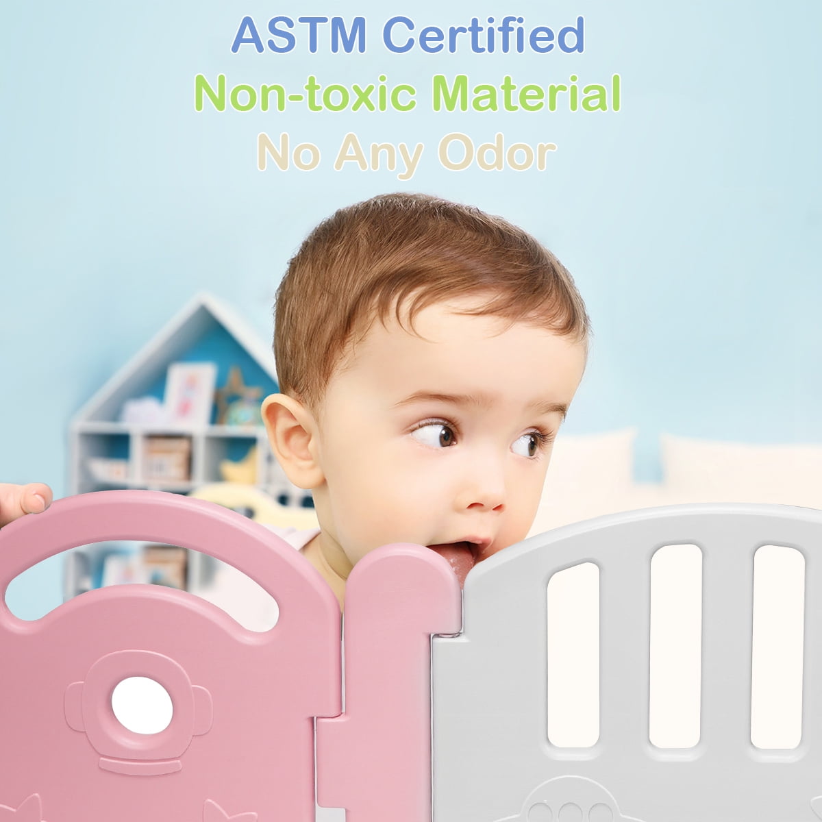 costway 18 panel baby playpen