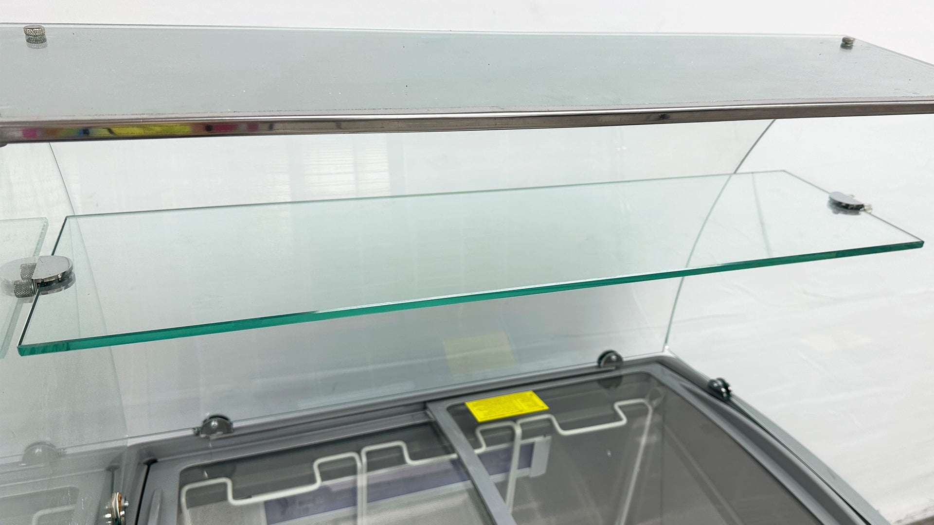 32 in.Gelato Freezer Display Case Dipping Cabinet with Sliding Glass Door Freezer, NSF