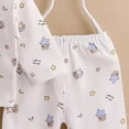 thumbnail image 5 of CAUYDY Infant Girls Outfits Preemie Boys Clothes Unisex Baby Layette 2 Long Sleeve Shirt + 2 Pants + Hat + Bib + Bellyband 7 Pieces Soft Set Fall Sizes 0-3 Months,White, 5 of 5