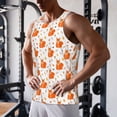 thumbnail image 5 of KLL Cartoon Squirrel Print Men's Muscle Gym Workout Stringer Tank Tops Bodybuilding Fitness T-Shirts Tank Tops Men-X-Large, 5 of 7