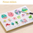 thumbnail image 2 of 50 Sheets A4 White Self Adhesive Waterproof Sticker Label Glossy Surface Paper for Lazer Inkjet Printer Copier, 2 of 7