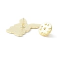 thumbnail image 2 of 10pcs Skeleton Rabbit Enamel Pin Alloy Brooch for Backpack Clothes Light golden Colorful 29x18.5x2mm Pin: 1mm, 2 of 3