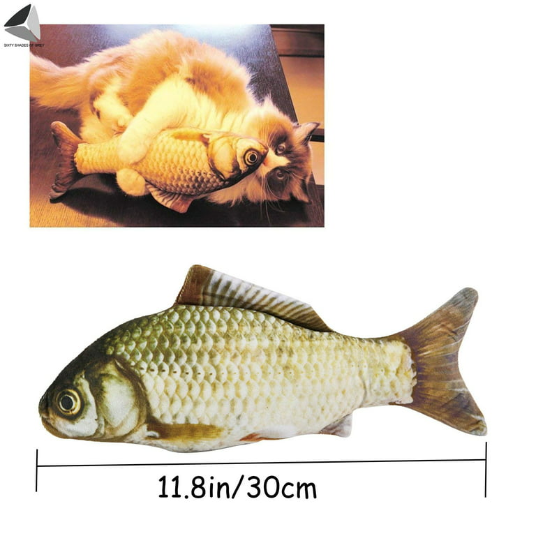 Atomic Kitschy Cat Fish Shaped Pet Feeding Mats, Retro Boomerang Starburst  Non-Slip, Highly Absorbent Pads, Cat Lovers Gift - 127881923