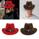 thumbnail image 1 of Sombrero De Vaquero Informal De , Ligero, Para Mujeres, Hombres Y Adultos Macarena  Sombrero de vaquero occidental, 1 of 8