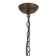 thumbnail image 3 of Meyda Tiffany 177226 Elk At Dawn 2 Light 22" Wide Pendant - Cafe Noir, 3 of 7