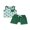 Green, variant on BemeyourBBs Toddler Boys Summer Clothes 2 Pieces Outfits Sailboat Tree Dinosaur Print Tank Top with Elastic Waist Shorts Set Toddler Boys Summer Beach Outfit
