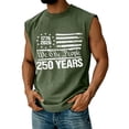 thumbnail image 2 of 4th of July Shirts for Men Muscle Tank Tops Sleeveless Graphic American Flag Beach Hawaiian T-Shirts, 2 of 4