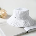 thumbnail image 6 of GOOHOCHY  Bucket Hat Sun Visor Designer Hats for Women Luxury Brand Cotton, 6 of 8