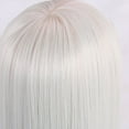 thumbnail image 4 of Mannequin Head 22" Synthetic Fiber Manikin Head Hairdresser Styling Training Head Training Model Cosmetology Doll Head Hair for Practice Cutting with Free Clamp Stand Color Gray, 4 of 6