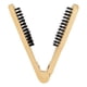 thumbnail image 4 of Pinza Para El Pelo, Cepillo Alisador De Pelo Resistente A Altas Temperaturas, Alisador De Pelo De Madera De Doble Cara, Suministros De Peluquería, 4 of 7