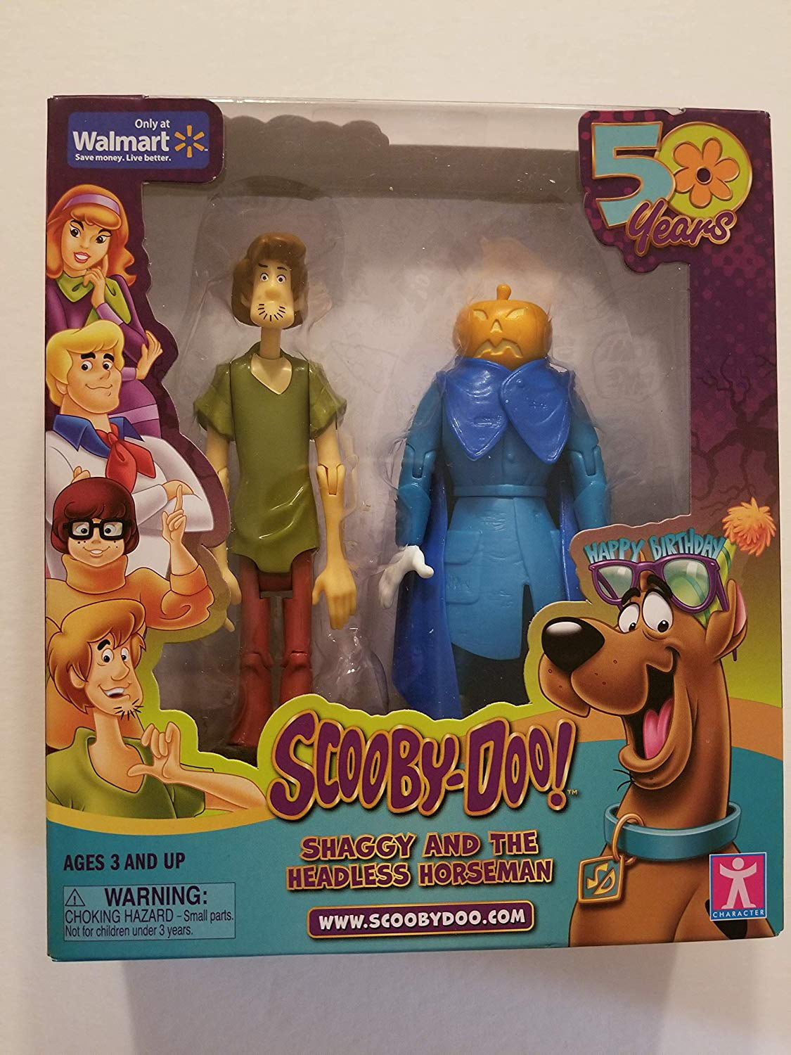 50th ANNIVERSARIO Shaggy & The Headless Horseman 2 Figura esclusiva Scooby-Doo 