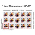 thumbnail image 3 of Homewish Music Instrument Piano Fabric by the Yard 1 Yard,Music Melody Home Decor Fabric by the Yard,Colorful Birds Sewing Fabric For Girls Teens,Breathable Home Decor, 3 of 6