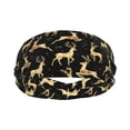 thumbnail image 2 of Wukai Christmas Gold Deers Sports sweatband,Men & Women Sweatband Headband for Running, Cross Training, Racquetball, Working Out, 2 of 7