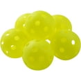 thumbnail image 6 of Champion Sports Pickleball Balls: Official Size Recreational and Tournament Pickleballs - Yellow Pickleball Ball Set for Outdoor and Indoor Courts - 6 Count (Pack of 1), 6 of 6
