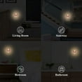 thumbnail image 5 of Yayeee 2-Pack Plug in LED Night Lights with Light Sensors Motion Detectors, Black Neon Road, 5 of 7