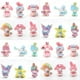 thumbnail image 2 of Figuras de acción de Hello Kitty Kuromi My Melody para niños, modelo de muñeca de Pvc, adorno colgante, regalo, 6 unidades por juego, 2 of 4