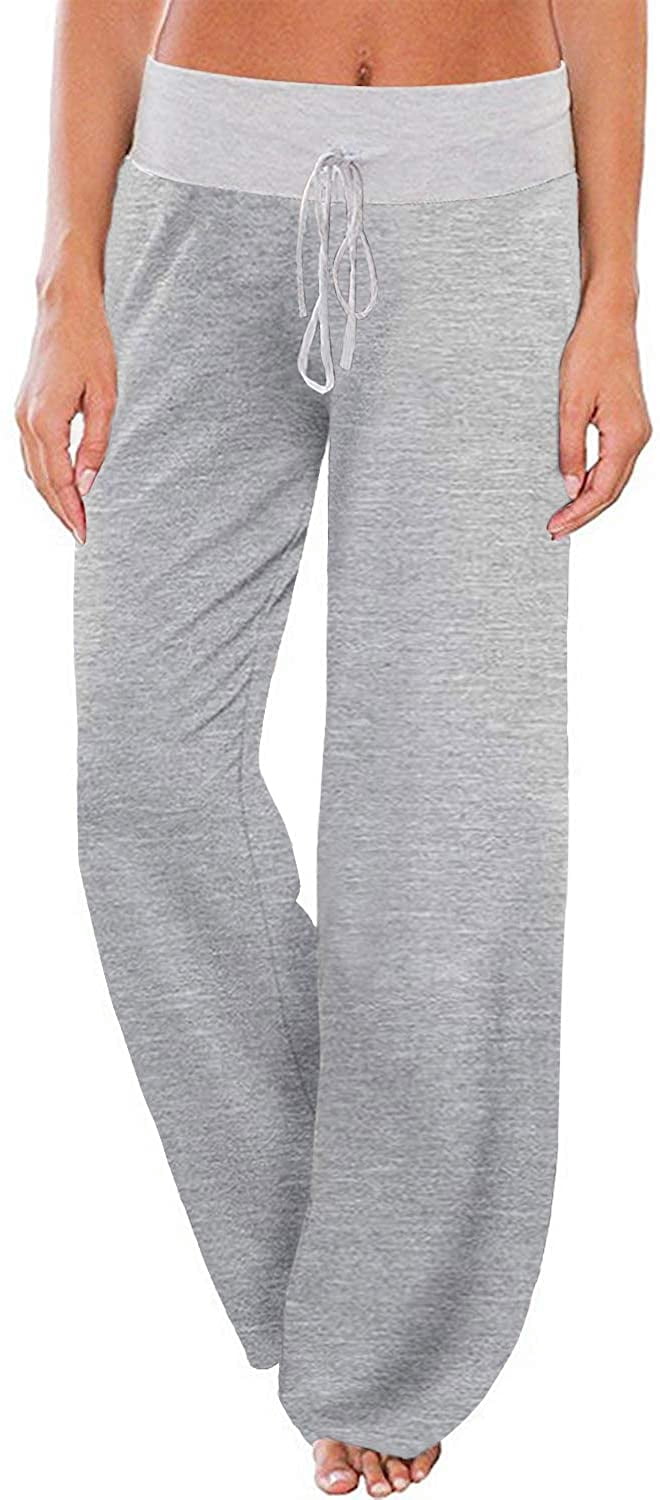 Comfy Casual Pajama Pants Floral Print 