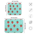 thumbnail image 4 of Yayeee Dish Drying Mat for Kitchen Counter 16"x18" Microfiber Absorbent Pad, Strawberry Pattern, 4 of 7