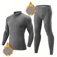 thumbnail image 3 of Sakuulaan Men's Thermal Underwear Set, Winter Warm Top and Bottom with Fleece Lined, 3 of 6