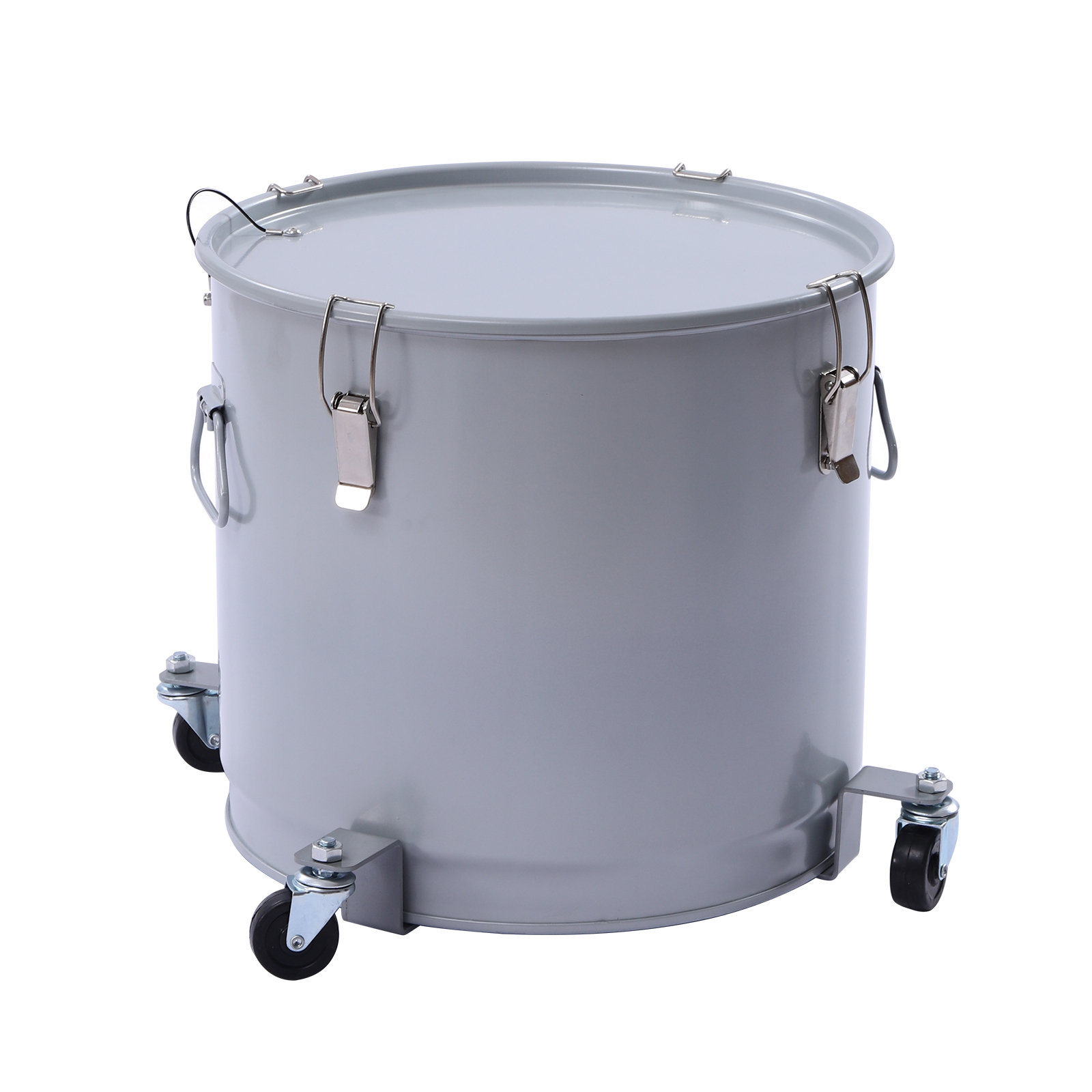 Miumaeov Fryer Grease Bucket, Coated Carbon Steel Oil Filter Pot with