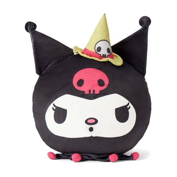 Sanrio Witchy Kuromi Plush Round Cloud Pillow 11 inches