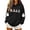 #02 Black, variant on Busydd Halloween Graphic Hoodies For Women Trendy Cute Ghost Pumpkin Print Fall Tops Casual Long Sleeve Drawstring Hooded Sweatshirt With Pocket