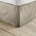 thumbnail image 2 of Alive Pixels Bed Skirt Taupe Solid 100% Cotton 1-Pc 10" inch Drop 800TC (King, Taupe), 2 of 5