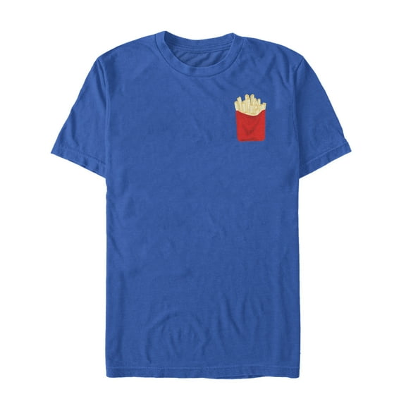 Men's Lost Gods French Fries Graphic Tee Royal Blue Large