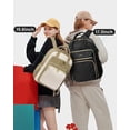 thumbnail image 2 of Mochila para portátil LOVEVOOK 15.6 pulgadas impermeable para mujer, color caqui, 2 of 9