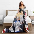 thumbnail image 6 of ZB1 Ricky Blanket Soft and Comfortable Warm Fleece Throw Blankets Decoration Gift for Decor Room Dormitory Picnic Yoga Sofa Camping Travel All Season, 6 of 6