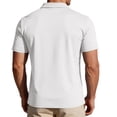 thumbnail image 5 of Hearthz Mens Golf Polo Moisture Wicking Short Sleeve Shirt for Men Casual Summer Shirt Soft Breathable Mens Golf Polo White L, 5 of 6