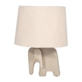 thumbnail image 2 of Sagebrook Home Natural Textured Neutral 18" Omix Elephant Lamp, Beige - 14" x 14" x 18", 2 of 10