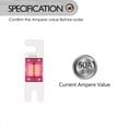 thumbnail image 2 of 6pcs 100A Mini ANL Fuses for Automotive Marine Audio Video System Electronic Fuse, 2 of 5