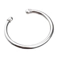 thumbnail image 4 of Pulsera de plata 925, joyería de moda, brazalete simple para mujeres, mamá, esposa, San Valentín, día de la madre, 4 of 5