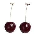 thumbnail image 4 of Pendientes colgantes de cereza Fernando Joyería de moda 2 piezas, 4 of 8