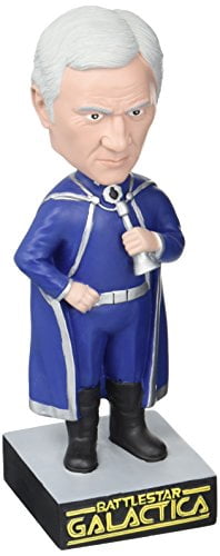 Bif Bang Pow! Battlestar Galactica Commander Adama Bobblehead - 18cm Collectible Figure