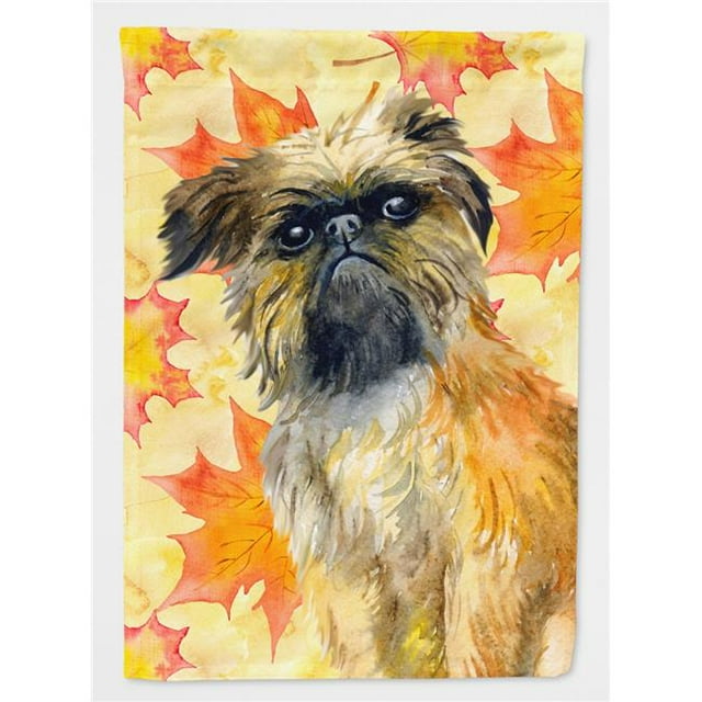 Carolines Treasures BB9948CHF Brussels Griffon Fall Flag - Canvas House Size