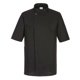thumbnail image 1 of Portwest - Chaqueta de Chef Surrey de Manga Corta para Hombre (Negro), 1 of 2
