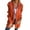 Brick Red XL, variant on Fall Winter Women Coat Hooded Button-down Solid Color Thick Pockets Loose Cardigan Mid Length Outdoor Travel Shopping Dating Overcoat
