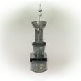 thumbnail image 3 of Alpine Corporation Outdoor Rustic Metal Tiering Tin Water Fountain, 34 inch Tall, 3 of 12