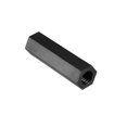 thumbnail image 2 of 50Pcs M4x25mm Nylon Hex PCB Spacer Standoff Female Screw Nut Black, 2 of 4