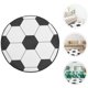 thumbnail image 4 of Alfombra redonda lavable con diseño de balón de fútbol para sala de estar, alfombra circular en blanco y negro, alfombra redonda pequeña para dormitorio infantil, decoración de fútbol para el hogar, 4 of 7