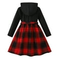 thumbnail image 4 of JUSLIO Girls Dresses Cotton Winter Hooded Casual Girl Dresses Long Sleeve Holiday Party Dresses, 4 of 9