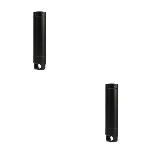 Yuarrent Botella seca Sello al aire libre Estuche portátil impermeable Contenedor de camping Soporte de Organizador de almacenamiento de Negro 2piezas Yuarrent CBP213325